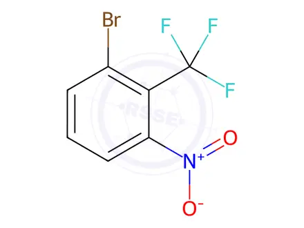 Chemical structure of 1-BroMo-3-nitro-2-(trifluoroMethyl)benzene