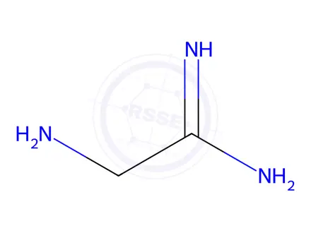 Chemical structure of 2-Aminoacetamidine Dihydrobromide