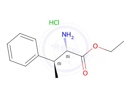 Chemical structure of (2S,3S)-2-Amino-3-phenyl-butyric acid ethyl ester hydrochloride
