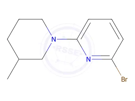 Chemical structure of 2-Bromo-6-(3-methylpiperidin-1-yl)pyridine