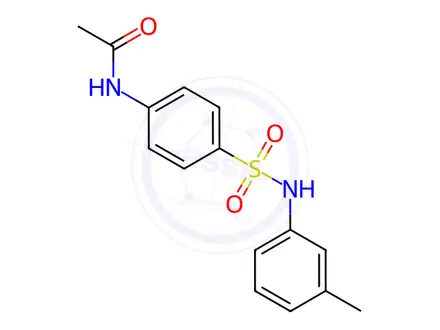 Chemical structure of N-(4-(N-(m-Tolyl)sulfamoyl)phenyl)acetamide