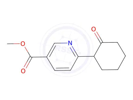 Chemical structure of Methyl 6-(2-oxocyclohexyl)nicotinate