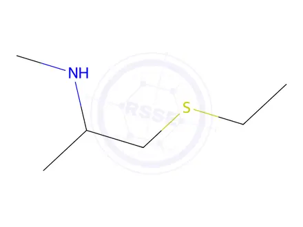 Chemical structure of [1-(ethylsulfanyl)propan-2-yl](methyl)amine