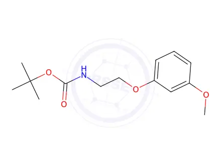 Chemical structure of N-tert-Butoxycarbonyl-2-(3-methoxyphenoxy)ethanamine