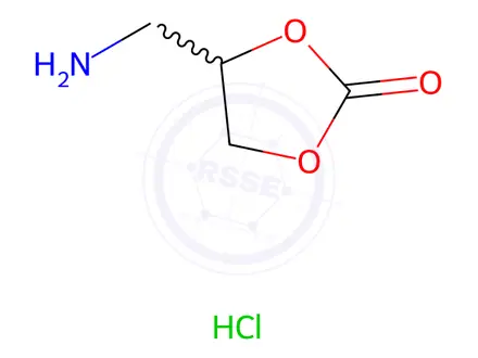 Chemical structure of 4-(aminomethyl)-1,3-dioxolan-2-one