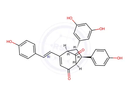 Chemical structure of Gnetin A