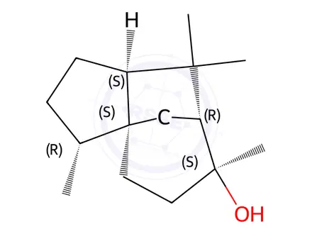 Chemical structure of (-)-Epicedrol