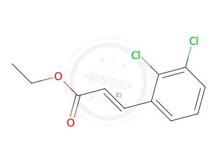 Chemical structure of 2-Propenoic acid, 3-(2,3-dichlorophenyl)-, ethyl ester, (E)-(9CI)
