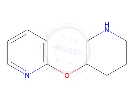 Chemical structure of 2-(3-Piperidinyloxy)-Pyridine 2HCl