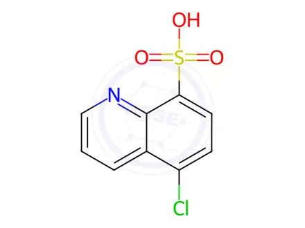 Chemical structure of 5-Chloroquinoline-8-sulfonic Acid