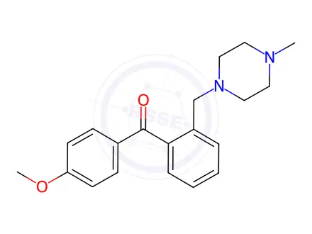 Chemical structure of (4-Methoxyphenyl)(2-((4-methylpiperazin-1-yl)methyl)phenyl)methanone