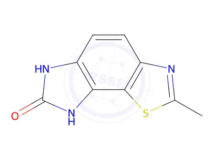 Chemical structure of 6H-Imidazo[4,5-g]benzothiazol-7-ol,2-methyl-(6CI)