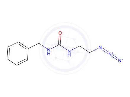 Chemical structure of 3-(2-azidoethyl)-1-benzylurea