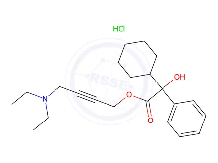 Chemical structure of Oxybutynin Hydrochloride