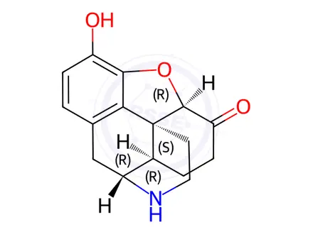 Chemical structure of Norhydromorphone