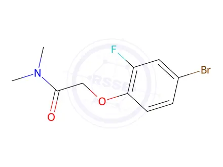 Chemical structure of 2-(4-Bromo-2-fluorophenoxy)-N,N-dimethylacetamide