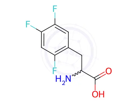 Chemical structure of 2,4,5-Trifluorophenylalanine
