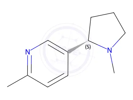 Chemical structure of (S)-6-Methylnicotine