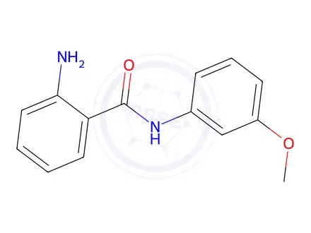 Chemical structure of 2-Amino-N-(3-methoxyphenyl)benzamide