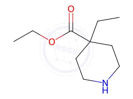 Chemical structure of Ethyl 4-ethyl-4-piperidinecarboxylate