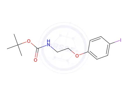 Chemical structure of tert-Butyl (2-(4-iodophenoxy)ethyl)carbamate