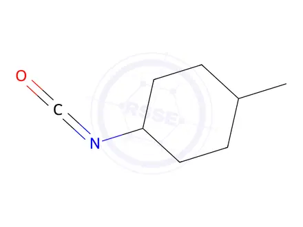 Chemical structure of 4-Methylcyclohexyl isocyanate