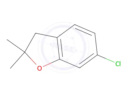 Chemical structure of 6-Chloro-2,2-dimethyl-2,3-dihydrobenzofuran