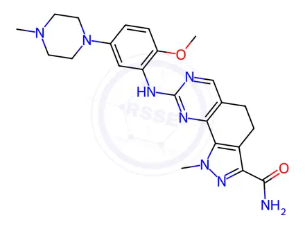 Chemical structure of Onvansertib Impurity 113