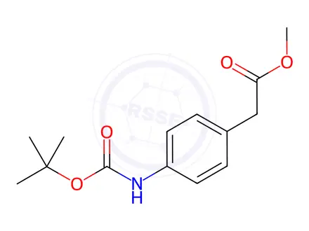 Chemical structure of METHYL 2-(4-(TERT-BUTOXYCARBONYLAMINO)PHENYL)ACETATE