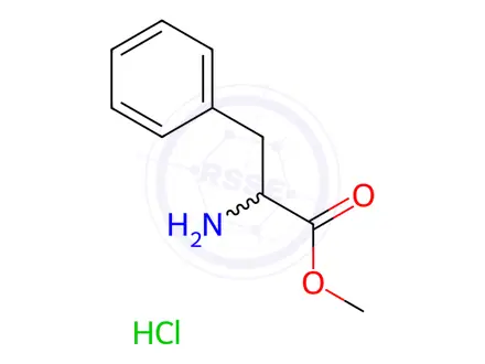 Chemical structure of H-DL-Phe-OMe · HCl