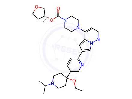 Chemical structure of BLU-782