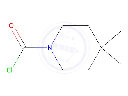 Chemical structure of 4,4-Dimethylpiperidine-1-carbonyl chloride