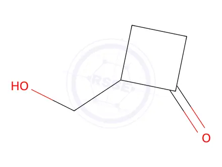 Chemical structure of 2-(hydroxymethyl)cyclobutan-1-one
