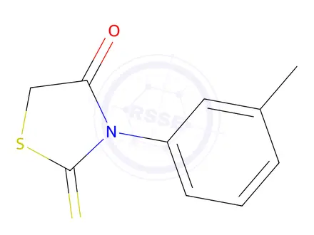 Chemical structure of 2-Thioxo-3-m-tolyl-thiazolidin-4-one