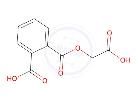 Chemical structure of 1,2-Benzenedicarboxylic Acid Mono(carboxymethyl) Ester