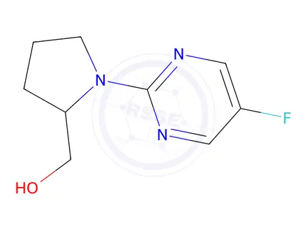 Chemical structure of (1-(5-Fluoropyrimidin-2-yl)pyrrolidin-2-yl)methanol