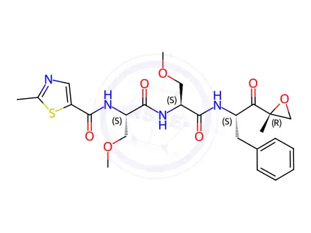 Chemical structure of Oprozomib