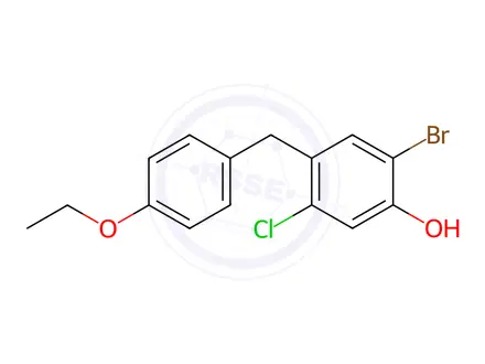 Chemical structure of Dapagliflozin Impurity 210