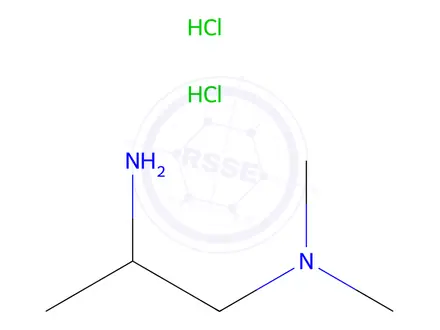 Chemical structure of N1,N1-Dimethylpropane-1,2-diamine dihydrochloride