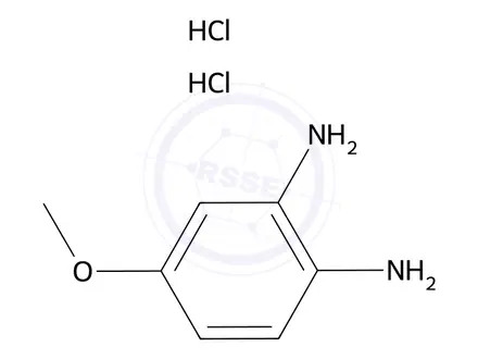 Chemical structure of 4-Methoxy-o-phenylenediamine Dihydrochloride