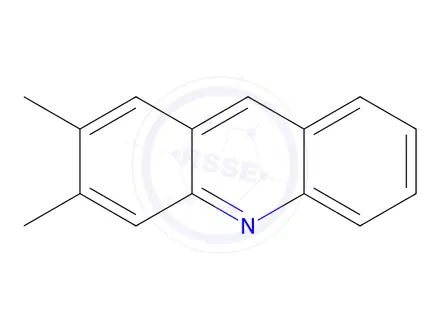 Chemical structure of 2,3-Dimethylacridine