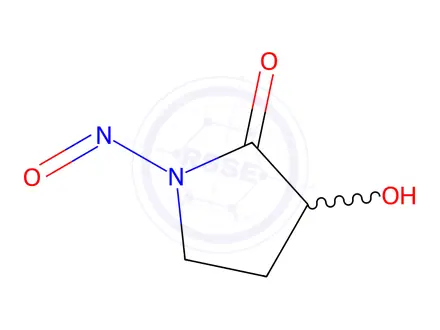 Chemical structure of N-Nitroso-3-hydroxy pyrrolidone