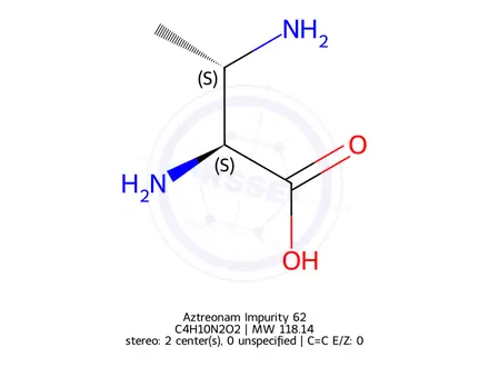 Chemical structure of Aztreonam Impurity 131