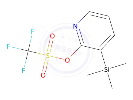 Chemical structure of 3-(Trimethylsilyl)pyridin-2-yl trifluoromethanesulfonate 95%