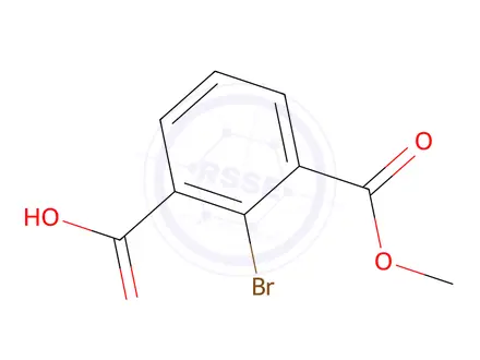 Chemical structure of 2-Bromo-3-(methoxycarbonyl)benzoic acid
