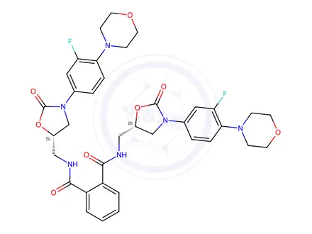 Chemical structure of Linezolid Impurity 74