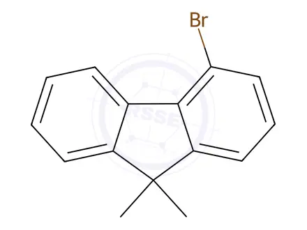 Chemical structure of 4-Bromo-9,9-dimethyl-9H-fluorene