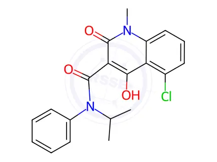 Chemical structure of Laquinimod Impurity 4