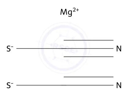 Chemical structure of MAGNESIUM THIOCYANATE