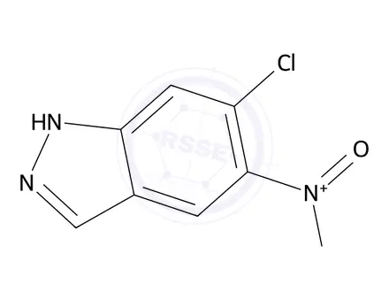 Chemical structure of 6-Chloro-5-nitro-2H-indazole